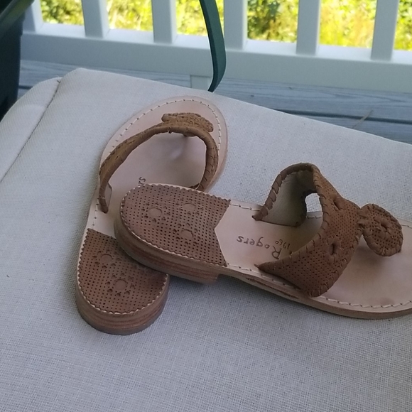 Brown and tansandals by Jack Rogers 1960 - Picture 3 of 5